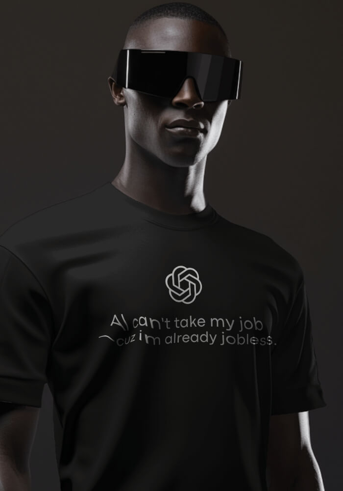 AI Can't Take My Job Tee