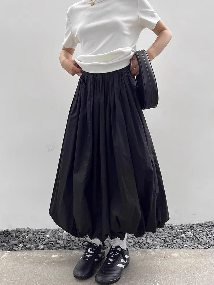 Bubble Midi Skirt