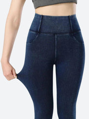 Casual High Rise Fit Denim Jeggings