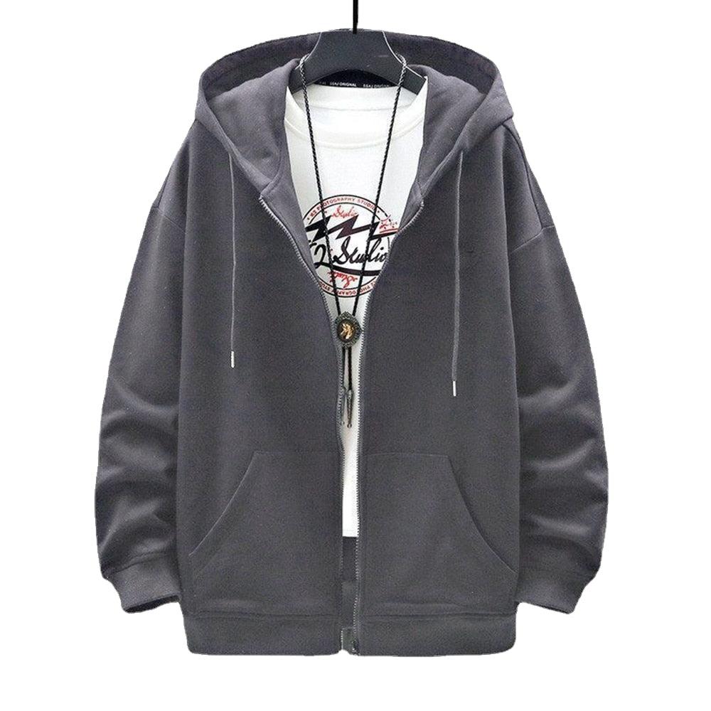 Casual Zip-Up Men Hoodie