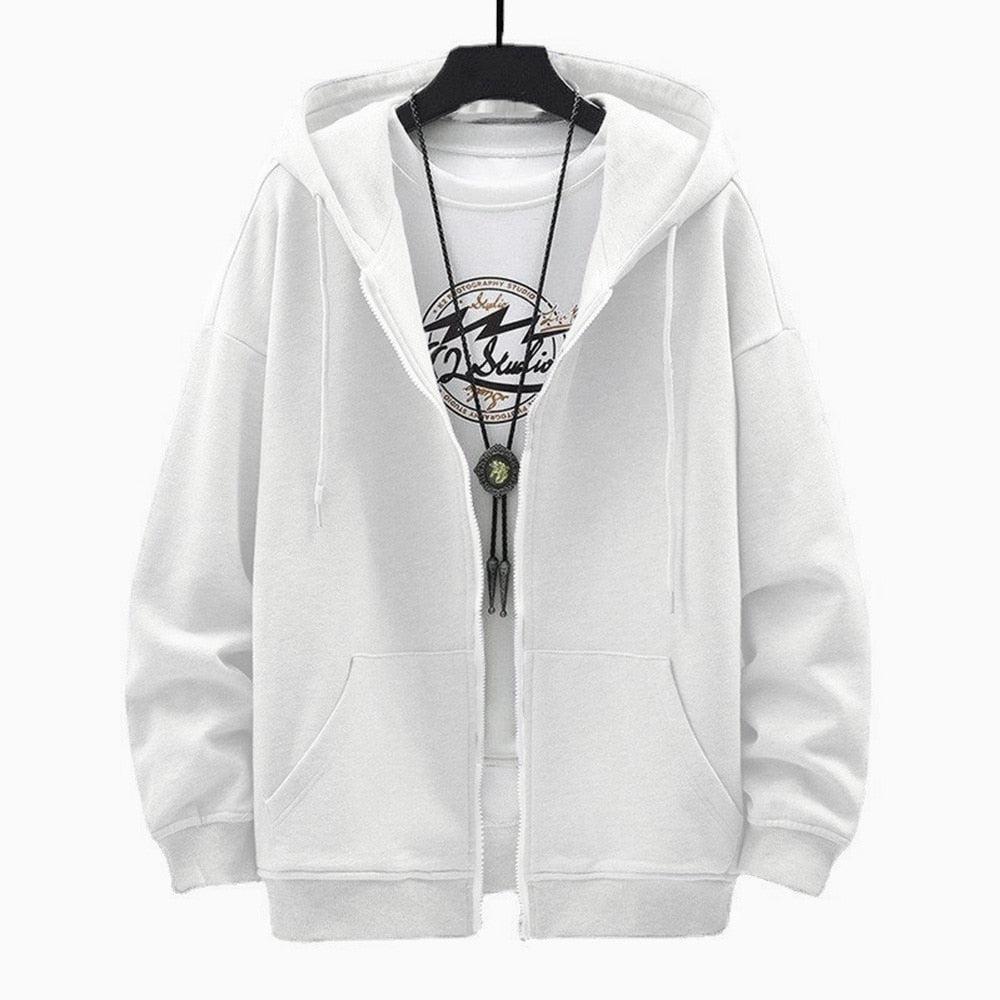 Casual Zip-Up Men Hoodie