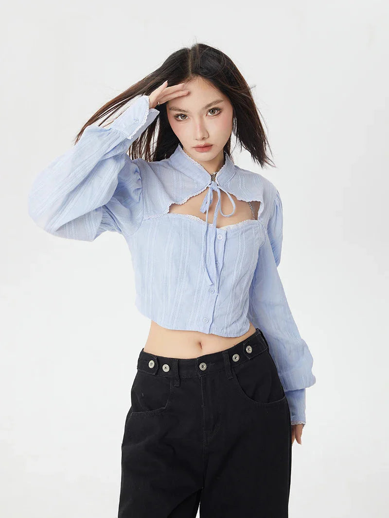 Classiccore Cut Out Crop Shirt