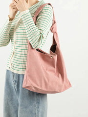 Corduroy Hobo Shoulder Bag