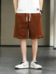 Drawstring Waist Oversize Sweatshort