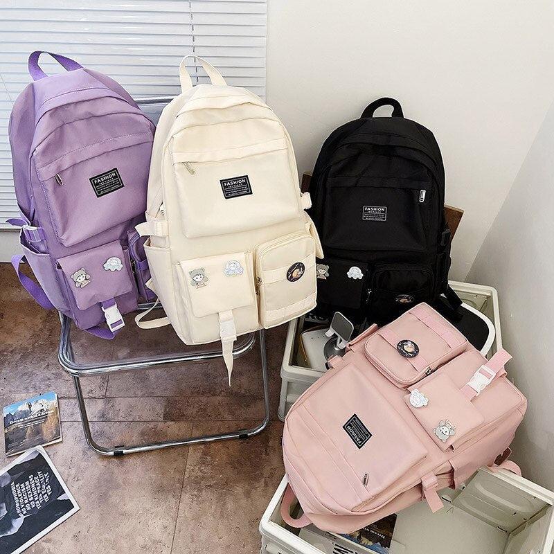 Extra Pockets Unisex School Backpack