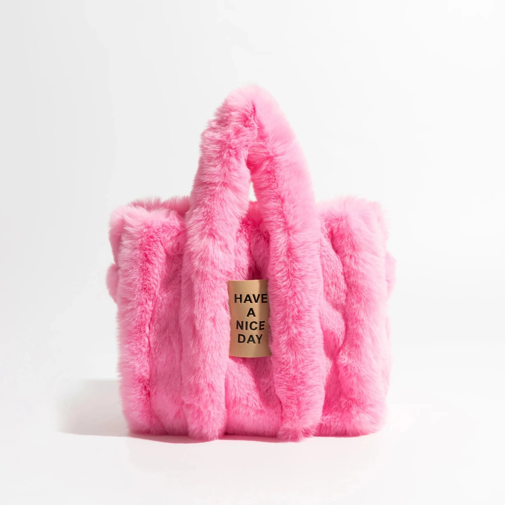 Fluffy Faux Fur Tote Bag