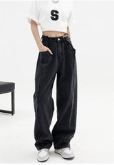 Low Rise Wide Leg Baggy Jeans