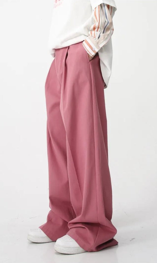 Soft Boy High Waist Baggy Pants