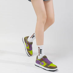 Star Embroidered Multicolor Sneakers