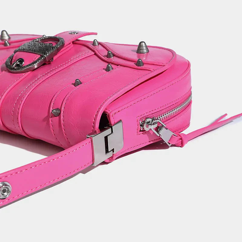 Y2K Candy Belted Baguette Bag