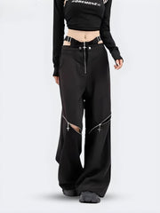 Y2K Cut Out Waist Pants