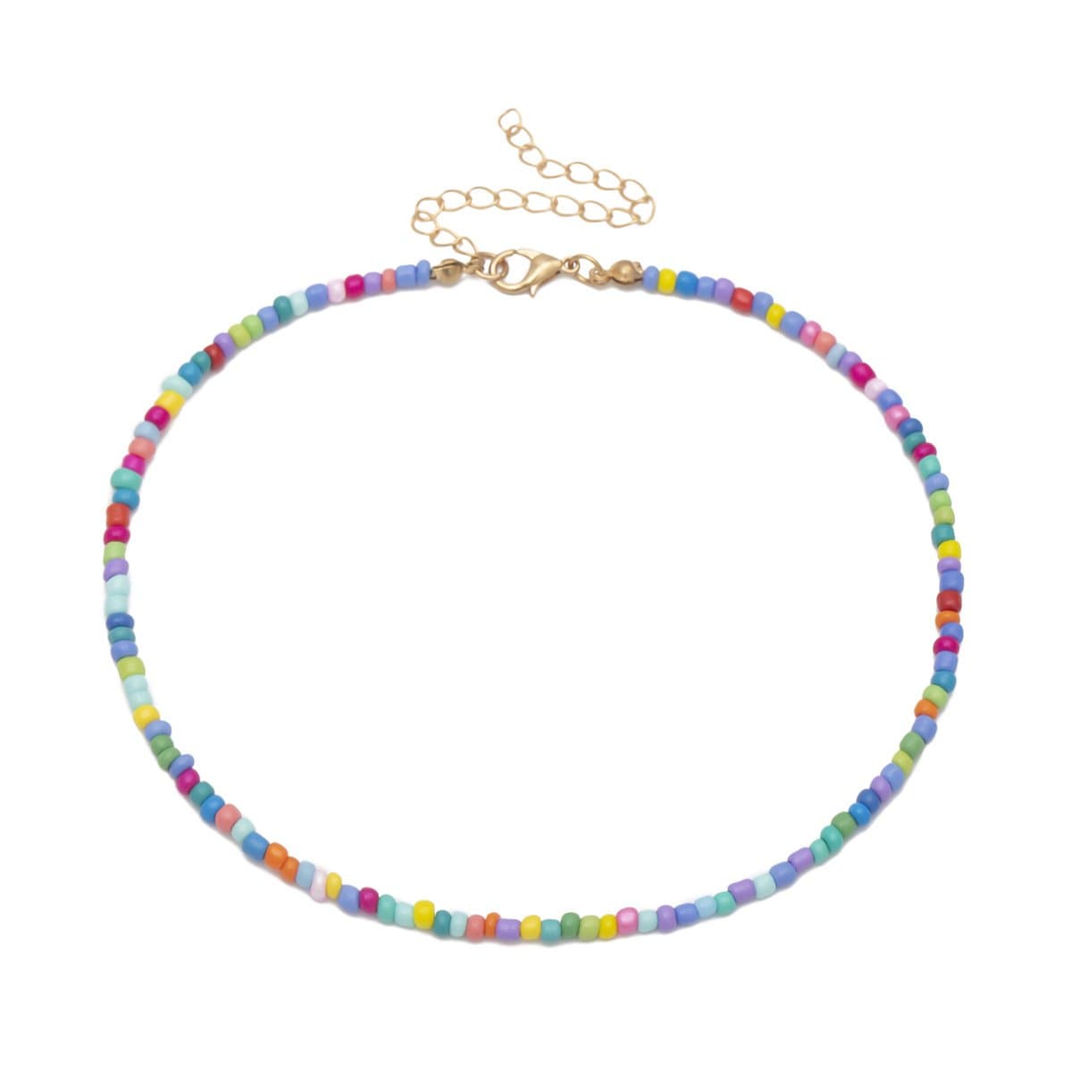 Beaded multicolor necklace